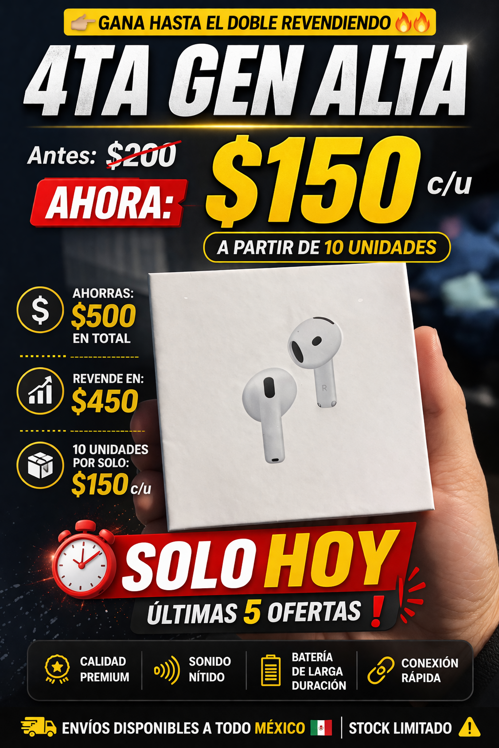 AirPods 4 Alta - Oferta