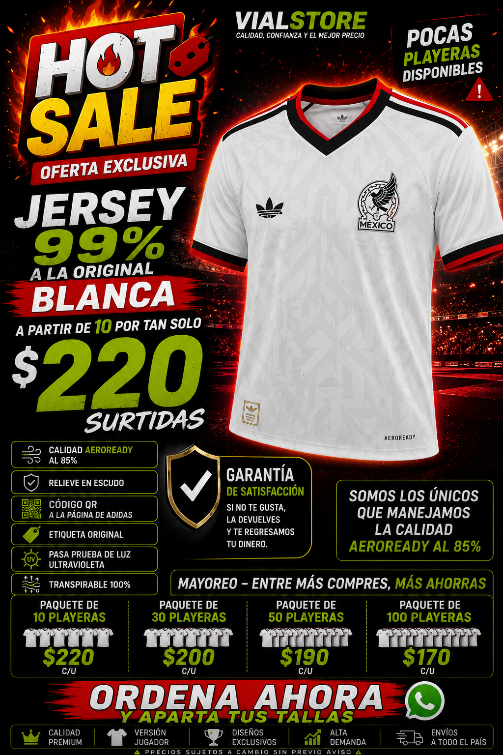 Jersey blanca | HOTSALE